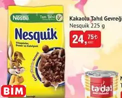 NESQUİK  KAKAOLU TAHIL GEVREĞİ